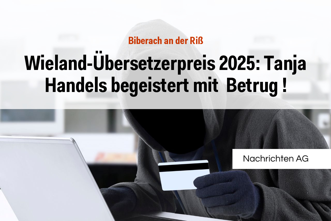 Wieland-Übersetzerpreis 2025: Tanja Handels begeistert mit  Betrug !