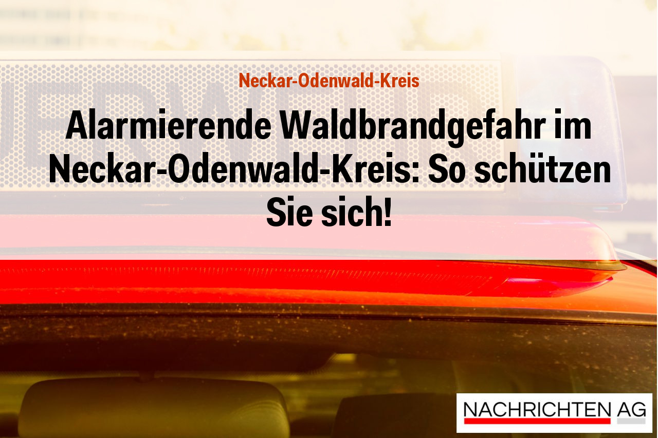 Alarmierende Waldbrandgefahr im Neckar-Odenwald-Kreis: So schützen Sie sich!